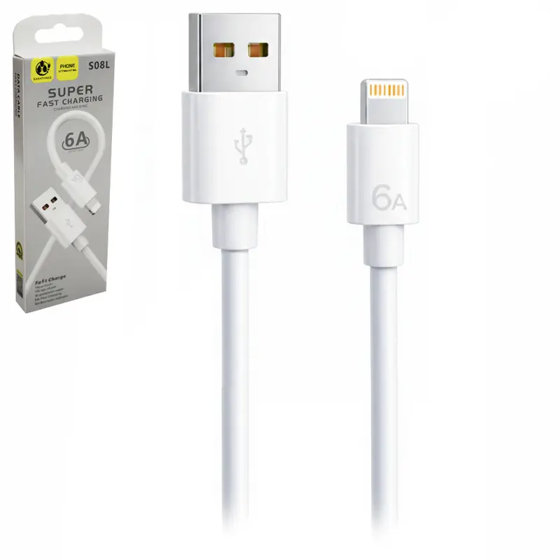 CABO PARA CELULAR LIGHTNING USB 6A 1M