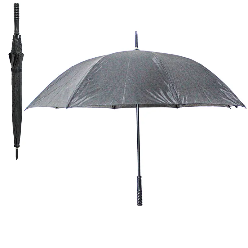GUARDA CHUVA DE POLIESTER AUTOMATICO PORTARIA RAINY DAY 8 VARETAS CABO RETO 100CM DE Ø