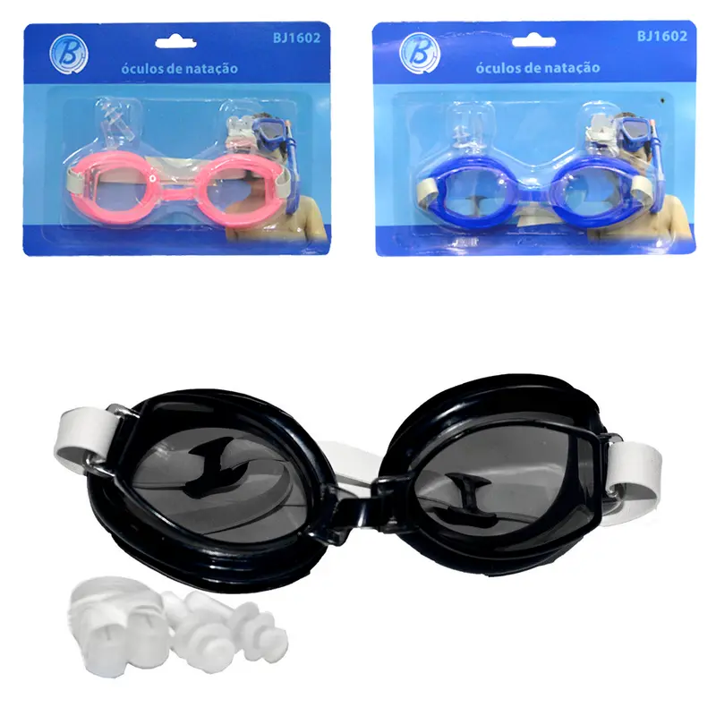 OCULOS DE NATACAO INFANTIL COM PROTETOR DE OUVIDO E NARIZ