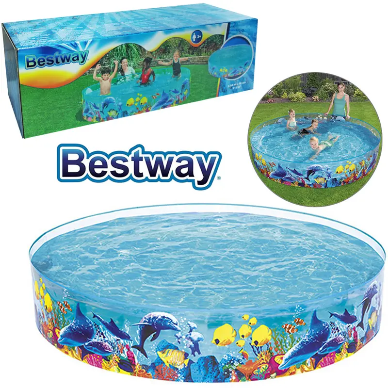 PISCINA SEMIRRIGIDA 2074L PEIXE 46X244CM DE Ø NA CAIXA
