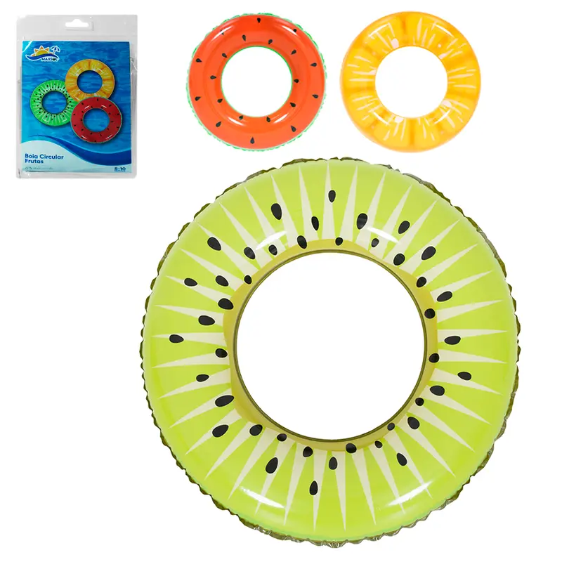 BOIA CIRCULAR INFLAVEL FRUTAS MAXSOL 90CM DE Ø