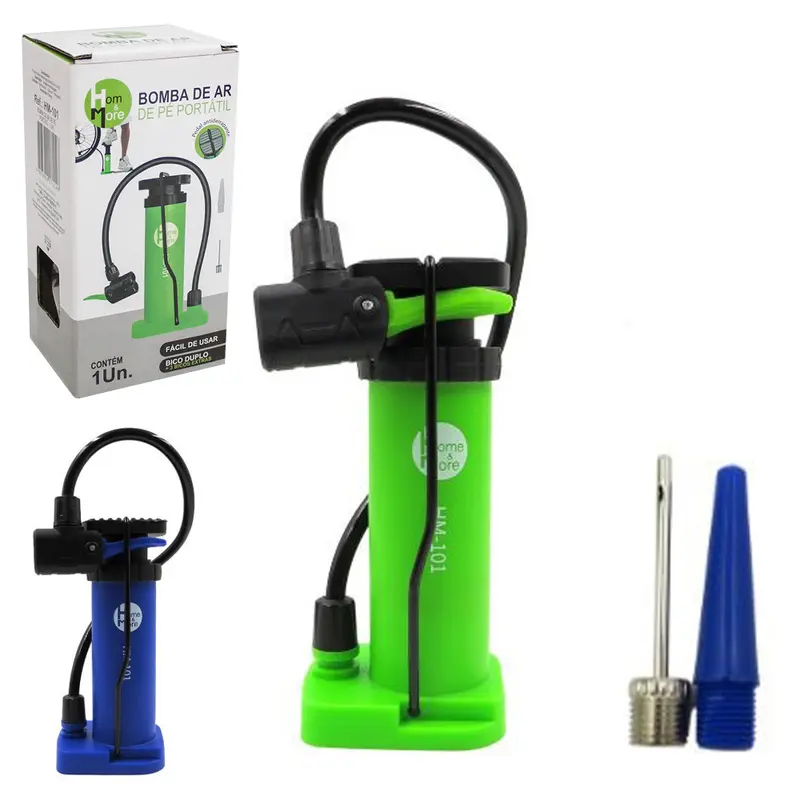 BOMBA DE AR COM PEDAL PARA INFLAVEIS 25,5X21CM