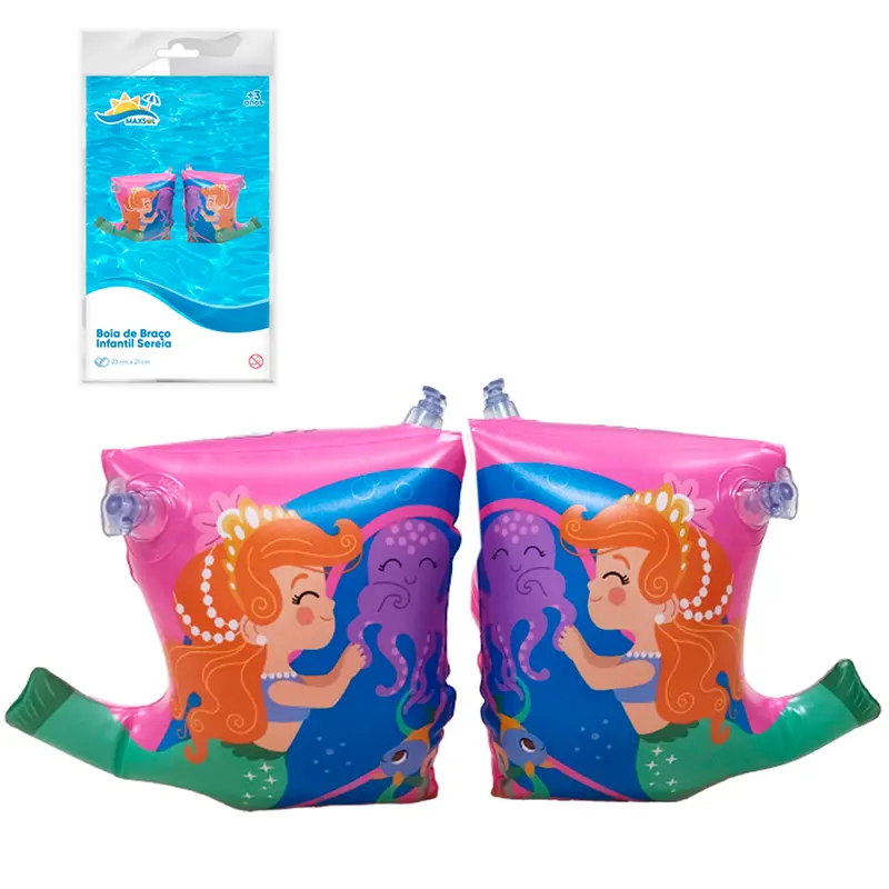 BOIA DE BRACO INFLAVEL SEREIA MAXSOL 23X21CM
