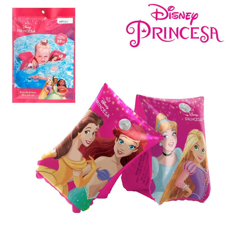 BOIA DE BRACO INFLAVEL PRINCESA 23X14CM DISNEY