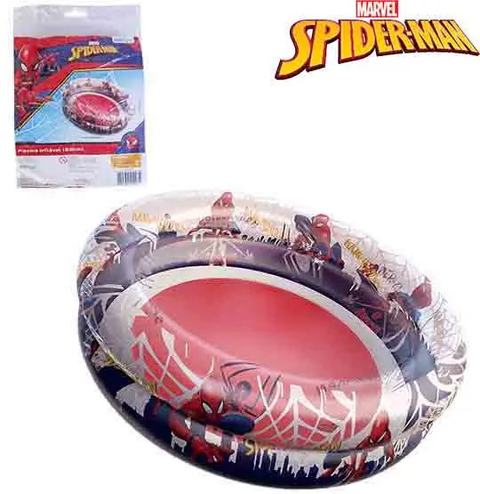 PISCINA INFLAVEL 2 ANEIS 70L HOMEM ARANHA/SPIDER MAN 22X75CM DE Ø DISNEY