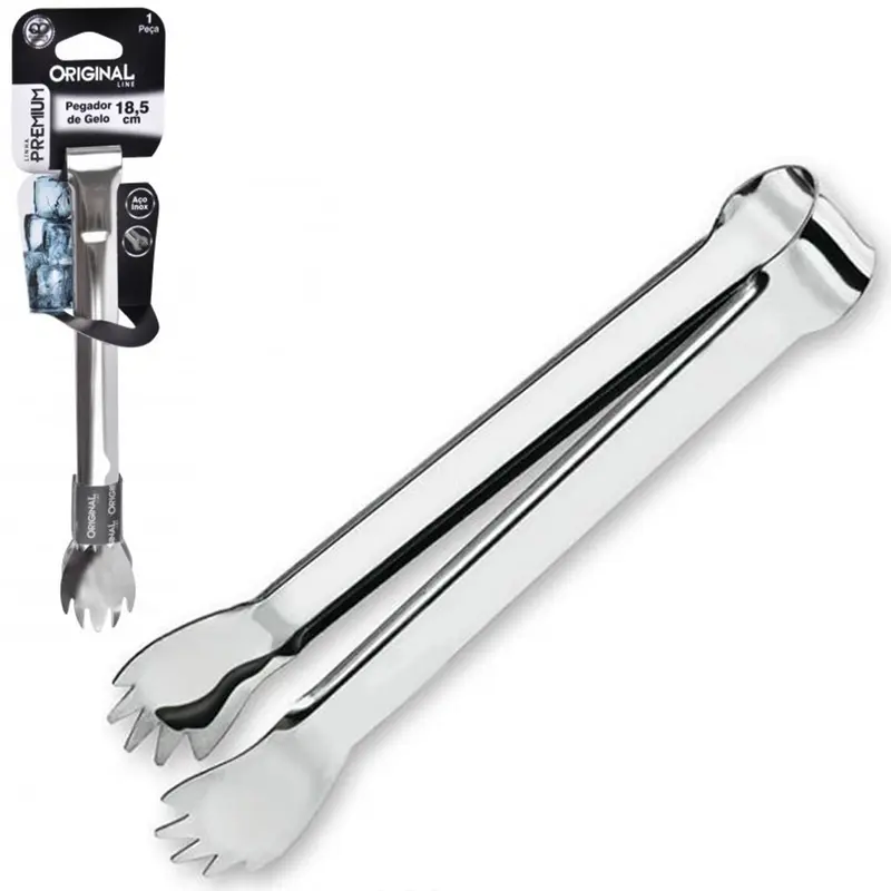 PEGADOR DE GELO DE INOX 18,5CM