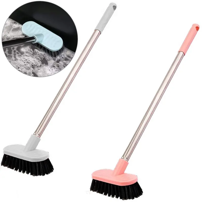 ESCOVA DE LIMPEZA MULTIUSO OVAL CABO INOX MAX CLEAN