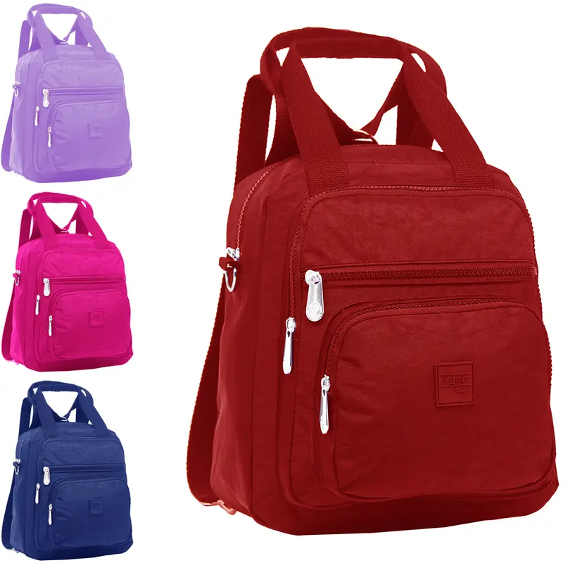 MINI MOCHILA JUVENIL FEMININA KLP LISA YEPP BAGS CRINKLE 11''