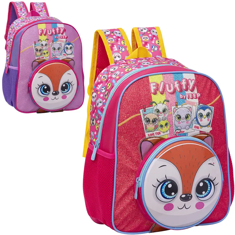MOCHILA INFANTIL FEMININA FLUFFY BY YEPP 13''