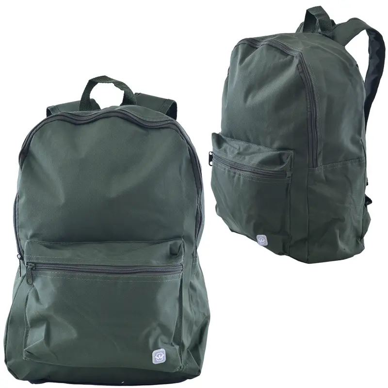MOCHILA JUVENIL MASCULINA WINTH FULL GREEN 17,5''