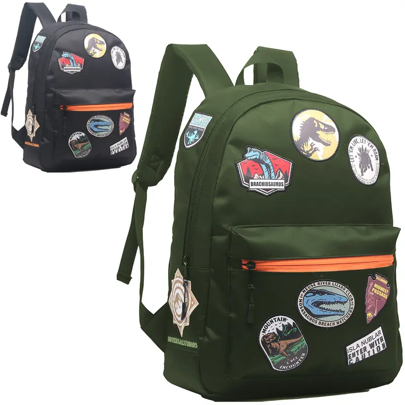 MOCHILA JUVENIL MASCULINA PATCHES 17''