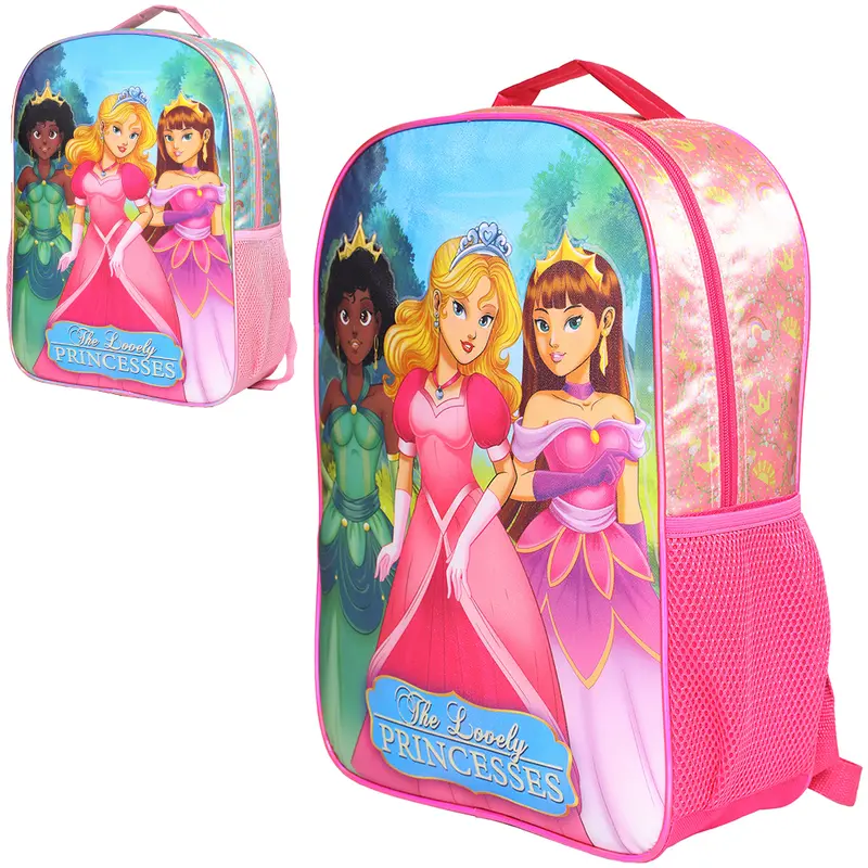 MOCHILA INFANTIL FEMININA STANDARD PRINCESSES 16''