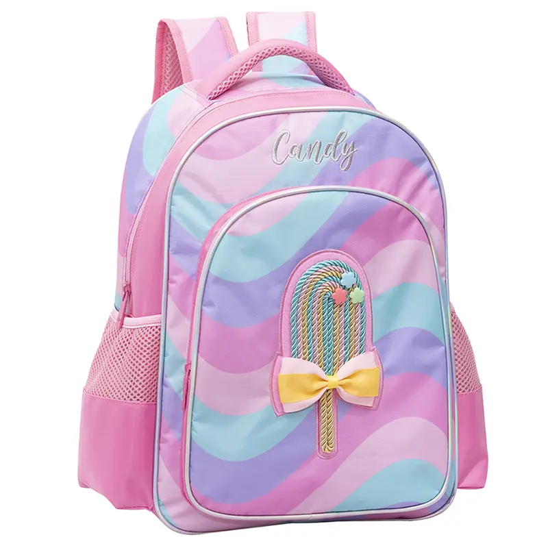 MOCHILA INFANTIL FEMININA CANDY COM LACO 16''