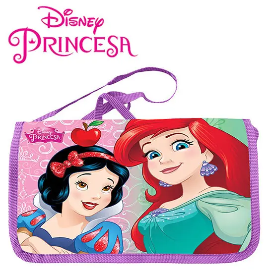 BOLSA DE VINIL INFANTIL RETANGULAR PRINCESAS 24X15CM