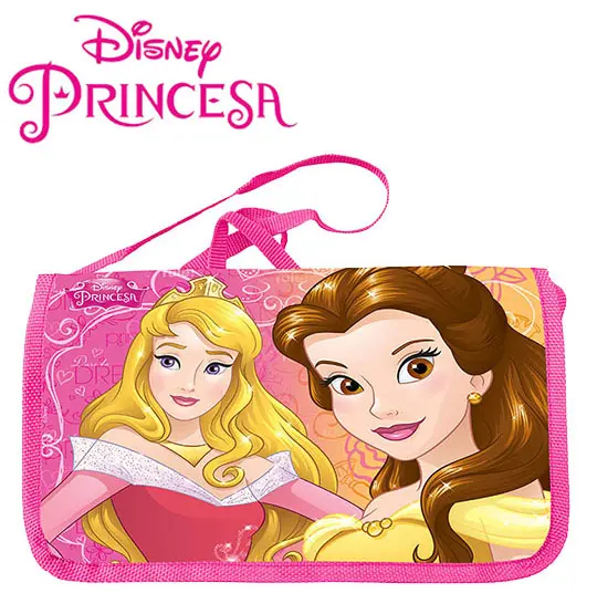 BOLSA DE VINIL INFANTIL RETANGULAR PRINCESAS 24X15CM