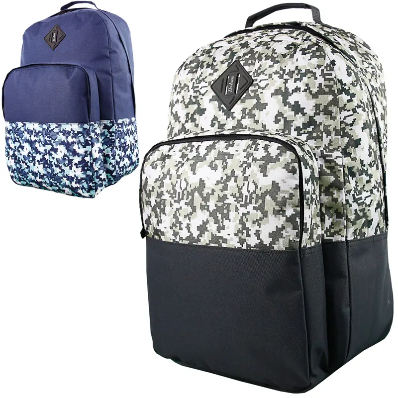 MOCHILA JUVENIL MASCULINA URBAN CAMUFLADA COLORS 18''