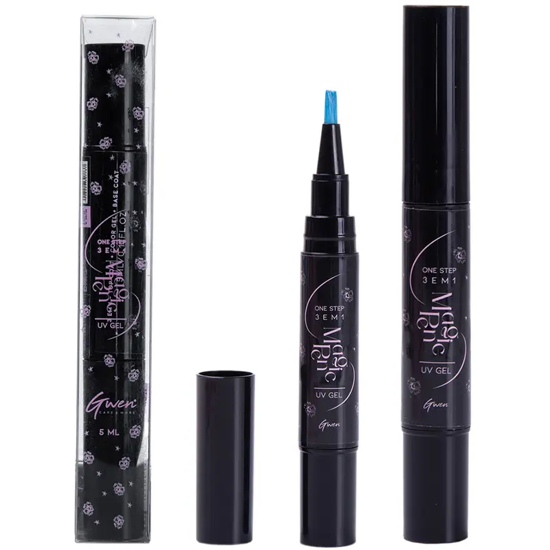 CANETA DE ESMALTE ONE STEP GEL 3 EM 1 MAGIC PEN GWEN 5ML
