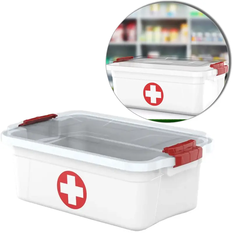 MALETA FRASQUEIRA DE PLASTICO PRIMEIROS SOCORROS 3L 28X17X10,5CM