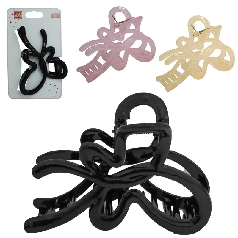 ACESSORIO PARA CABELO PIRANHA DE PLASTICO 10X7CM