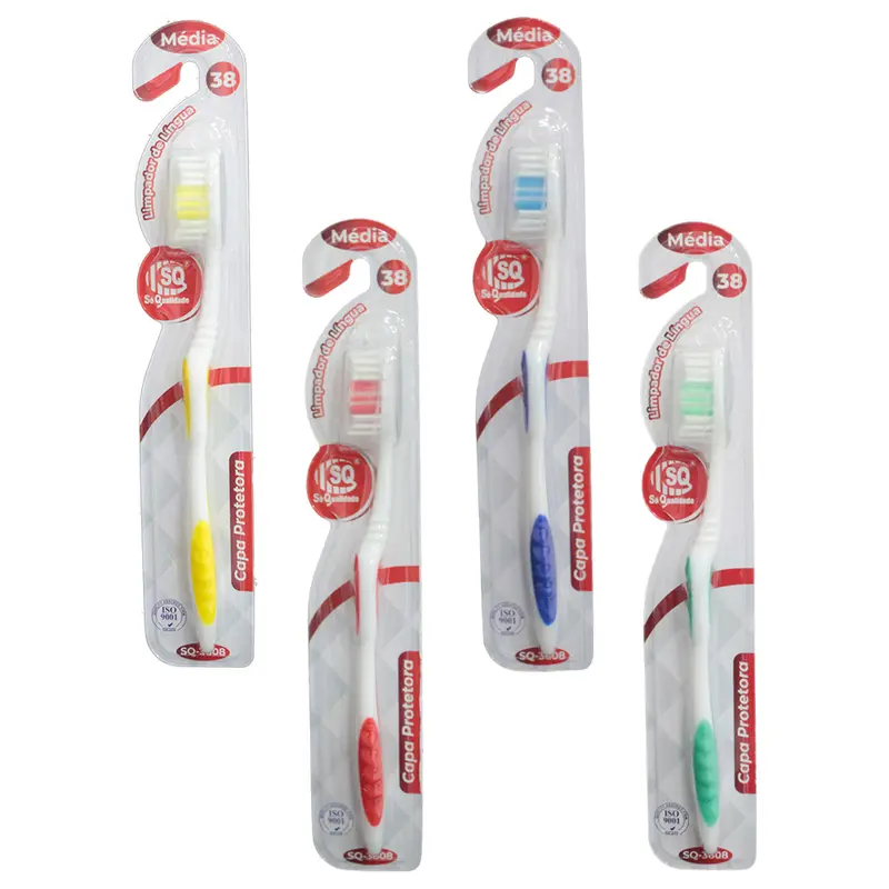 ESCOVA DENTAL MEDIA COM PROTETOR DE CERDA