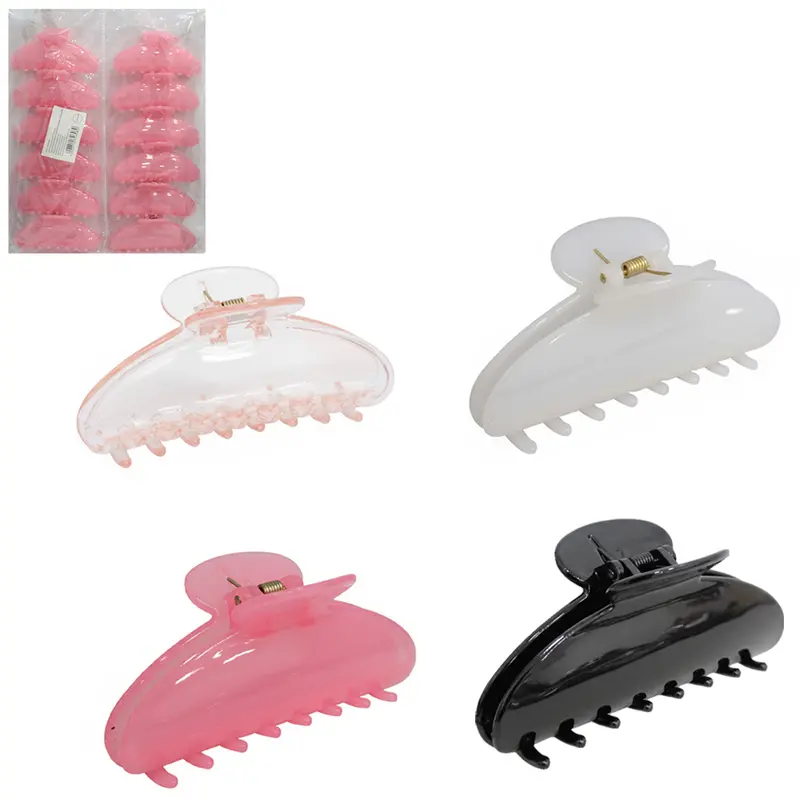 KIT ACESSORIOS PARA CABELO PIRANHA COM 12 PECAS