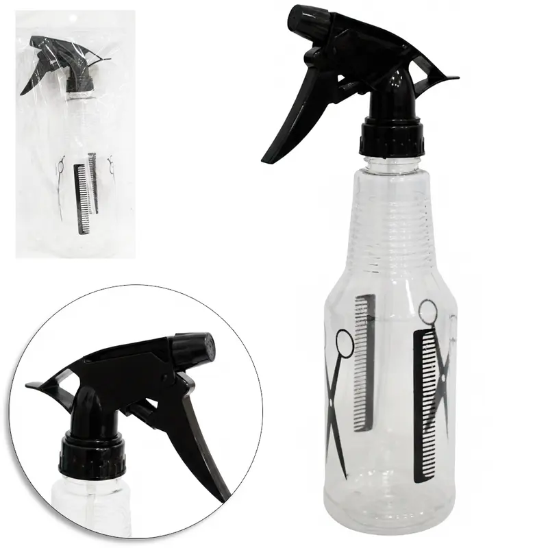 PULVERIZADOR / BORRIFADOR DE PLASTICO PET SALAO PENTE / TESOURA 450ML