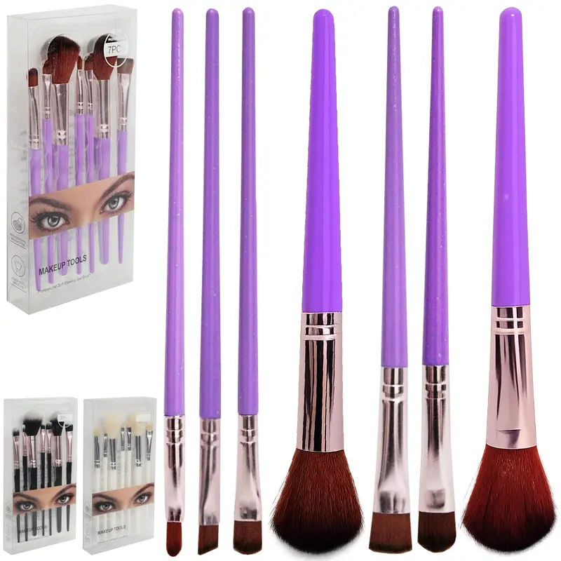 PINCEL PARA MAKE / MAQUIAGEM MAKEUP TOOLS COM 7 PECAS