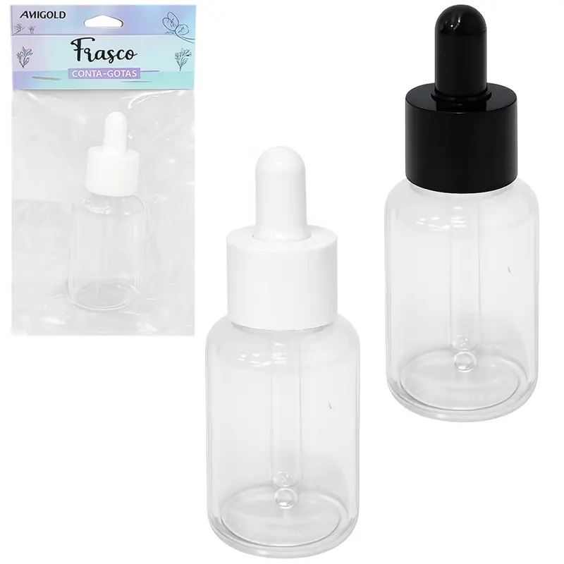 FRASCO CONTA-GOTAS DE PLASTICO PET 30ML