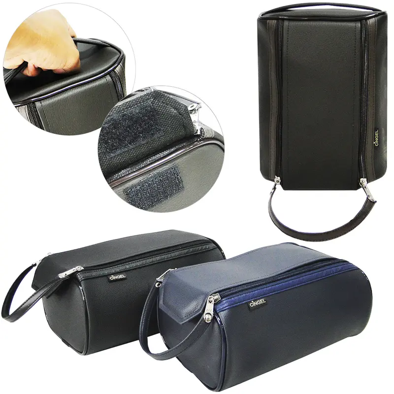 NECESSAIRE RETANGULAR UNISSEX COM ALCA + ZIPER E VELCRO COLORS 23X16X10CM