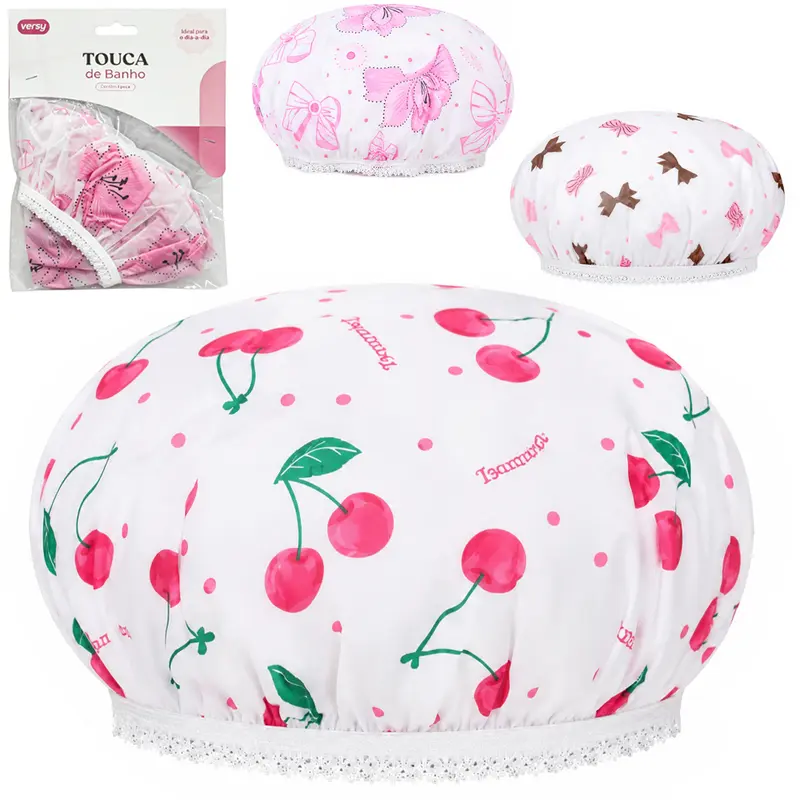 TOUCA DE BANHO DE PLASTICO ESTAMPAS SORTIDAS VERSY 27CM DE Ø
