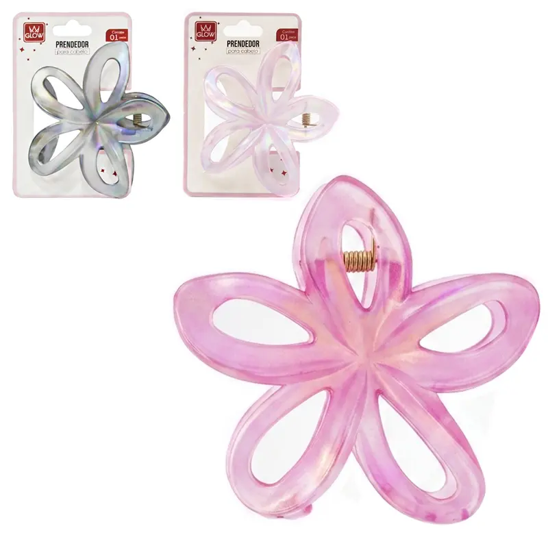 ACESSORIO PARA CABELO PIRANHA FLOR 7X4CM