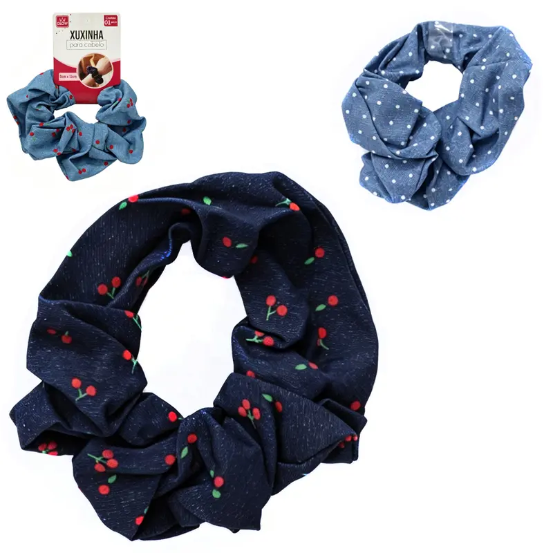 ACESSORIO PARA CABELO ELASTICO / RABICO DE POLIESTER 8CM DE Ø
