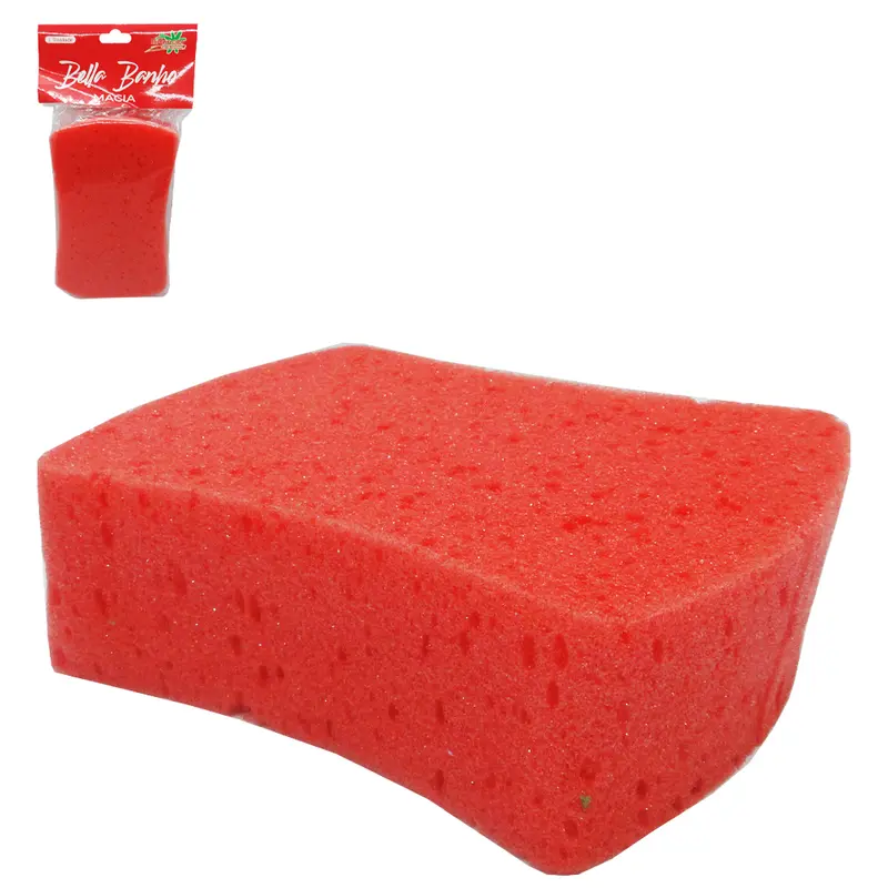 ESPONJA / BUCHA DE ESPUMA PARA BANHO MACIA 170X100X50MM